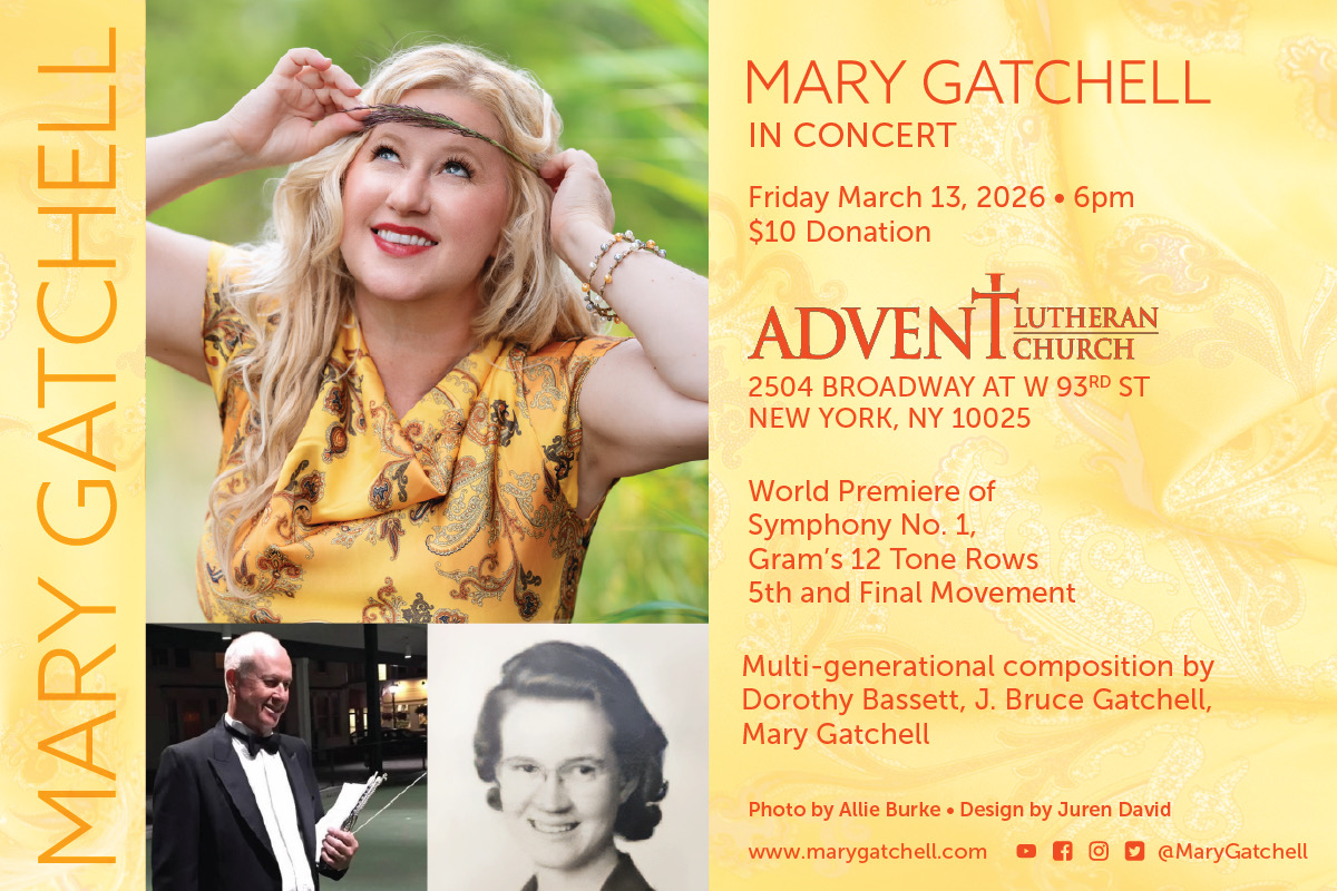 Mary Gatchell Symphony No. 1 Selah V 5th Mvt. Premiere NYC